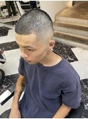 かき上げヘアショートレイアーくせ毛風パーマコンマヘア67