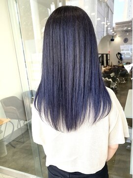 ワンスタイル(One style) 2ブリーチ　バレイヤージュ　ブルー