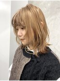 layer×sheer beige