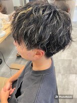 デシジョン 綱島店(Decision) 波打ちパーマ☆メッシュ☆中村大和