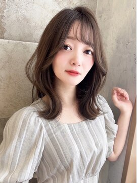 ロンド ジュルード 名古屋(Lond jeloud) トリートメント ブリーチなしダブルカラー 前髪縮毛矯正　2