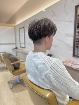 ラポールヘアー(rapport hair) 刈り上げ×センターパート*