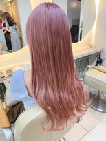 テトラ バイ ネオリーブ 横浜西口店(tetra by neolive)&nbsp;くすみペールピンクカラー＊*【横浜/横浜駅】