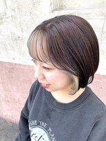 イマージュ ドゥ タンジェ image de tanger ミニボブ×インナーカラー