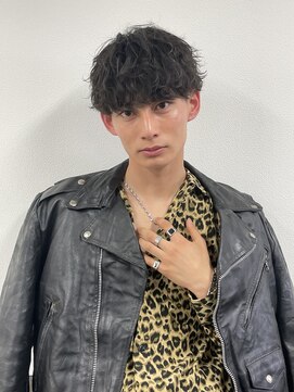 ロンド ローガン 名駅(Lond LOGAN) パーマ職人Ryu指名the漢の大人色気髪波巻きツイストスパイラル