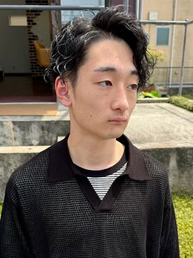 クラッチ (Klutch) 【Klutch】ゆるウェーブ×上バングで男らしさ