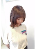 ケラスターゼで艶のあるボブスタイル