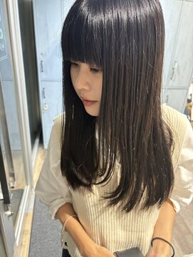 シュシュバイジャガラ 千葉駅北口店(chou chou byJAGARA) 暗めカラー×ローレイヤー【chou chou千葉・千葉駅】