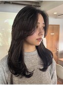 【上田】海外風ロングレイヤーカット透明感カラー