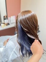 グランミーツ(Grand meets)&nbsp;ブルーグレーのインナーカラー♪