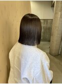 切りっぱなしボブ
