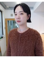 ネルケ 立川(nelke)&nbsp;ミニボブ/ニュアンスボブ/暗髪ヘア