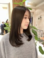 くびれヘア/ミディアム/レイヤー/20代30代40代/有楽町/銀座