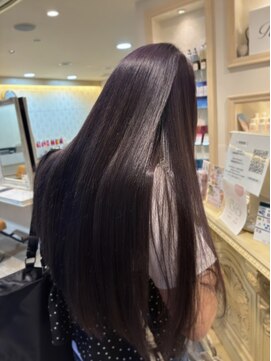 シエル バイ ケンジ 登戸 生田(CIEL by KENJE) [ブリーチあり]パープルカラー