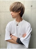 ラウンドマッシュ　アッシュミルクティー