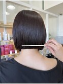 切りっぱなしボブ