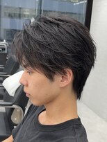 ゴート(GOATO)&nbsp;フェザーショート フェザーパーマ センターパート 鹿児島