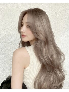 モアナ バイ ヘッドライト 長野駅前店(Moana by HEADLIGHT) #長野駅前#ミルクティーベージュ#レイヤー#韓国風ヘア