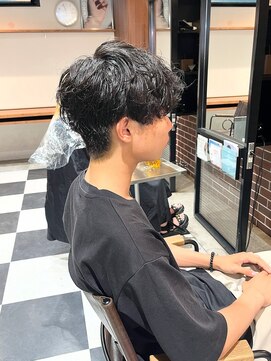 アソビ 元町店 シャドウパーマ/マッシュ