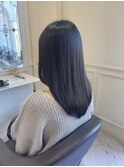 透明感あふれる艶ストレート