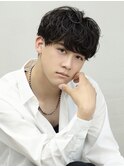 ニュアンスシャドウパーマ/ラウンドマッシュ/八王子/men's