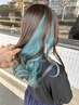 新規限定＊圧倒的透明感】カット＋インナーカラー（orダブルカラー）＋TR