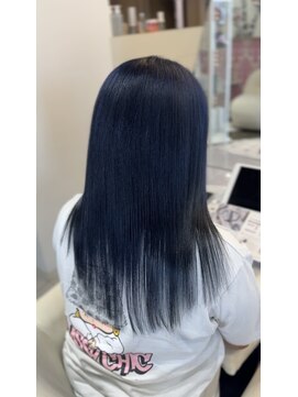 髪屋 紬 ネイビーブルー