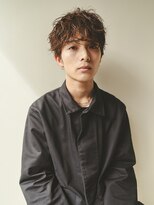 グリーン 高田馬場(green)&nbsp;ゆるめシャドウパーマメンズマッシュウルフカットルーズヘア