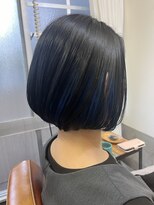 ポタム 東中野(potamu)&nbsp;黒髪とインナーブルー