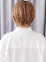 カバーヘア ブリス 川口(COVER HAIR bliss)&nbsp;ダブルカラーハニーブラウンハンサムショートマッシュ20代30代Y