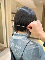 サンド 池袋 2nd(sand) ミニボブ/オリーブグレージュ/透明感カラー