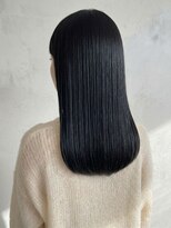 ライナス(Linus)&nbsp;髪質改善縮毛矯正美髪ストレートロングヘア艶髪アッシュ