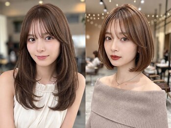 ダブル(W)の写真/【カラーエステへグレードアップ無料★カット+カラー7700円】本気の髪質改善を体感してみませんか?
