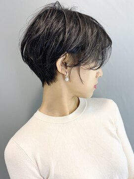 ラウンジ モリオ イケブクロ(Lounge MORIO Ikebukuro) 【morio池袋】大人可愛い前下がり透け感ショート♪