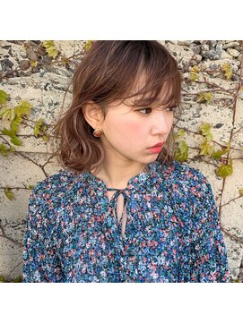 ボアップ 新居浜店(boappu) #ボブ#ハイライト#波巻き#韓国ヘア#新居浜#ベージュカラー