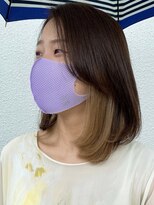 コーディアルヘア 白川本店(Cordial hair)&nbsp;ナチュラルなインナーカラー