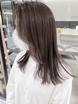 コルソ ケーツー 梅田 茶屋町(corso k-two) corso/大人かわいい透明感×カーキグレージュ/梅田&茶屋町&中津