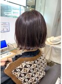 切りっぱなしボブ