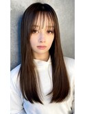 シンプルだから美しい　涼風ストレート　美髪ストレート