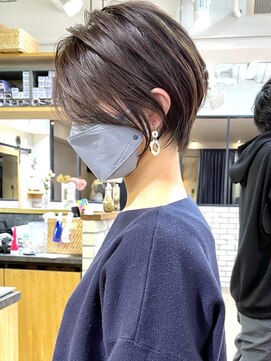 アヴァロン(AVALON) 絶壁解消/ひし形/前下がり/大人ショートボブ/30代/40代★猪狩★