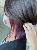 【ES 川原】 Spring Style #17 インナーパープルウルフボブ