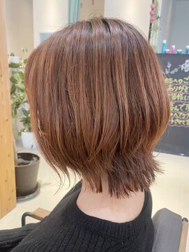 タイズ(ties) 20代30代大人可愛い小顔ショート丸みボブウルフカット