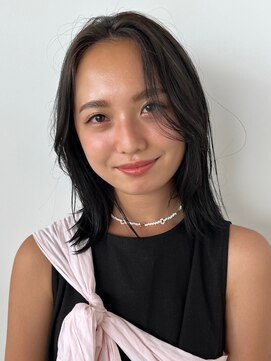 ビュートリアム 七里ヶ浜(BEAUTRIUM) 暗めグレーカラー&鎖骨ロブ