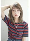20代30代40代小顔ひし形レイヤーミディアム　リノ吉祥寺