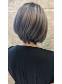 ショートボブ　☆シャドウルーツグレーカラー☆　松本　崇