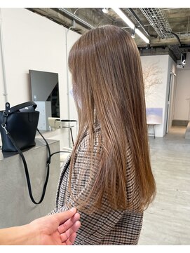 シアー(siar) ミルクティーベージュ　ハイトーン