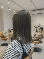 クラップス 上大岡(CLAPS)&nbsp;オリーブカラー/ハイライト/切りっぱなし/ミディアム