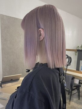 サンクプロジェクト(cinq PROJECT) ダブルカラーミルクティーベージュカラーケアブリーチ韓国ボブ