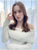 くびれ巻き_マチルダボブピンクベージュ_59410
