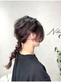 【ヘアアレンジ】編み下ろし